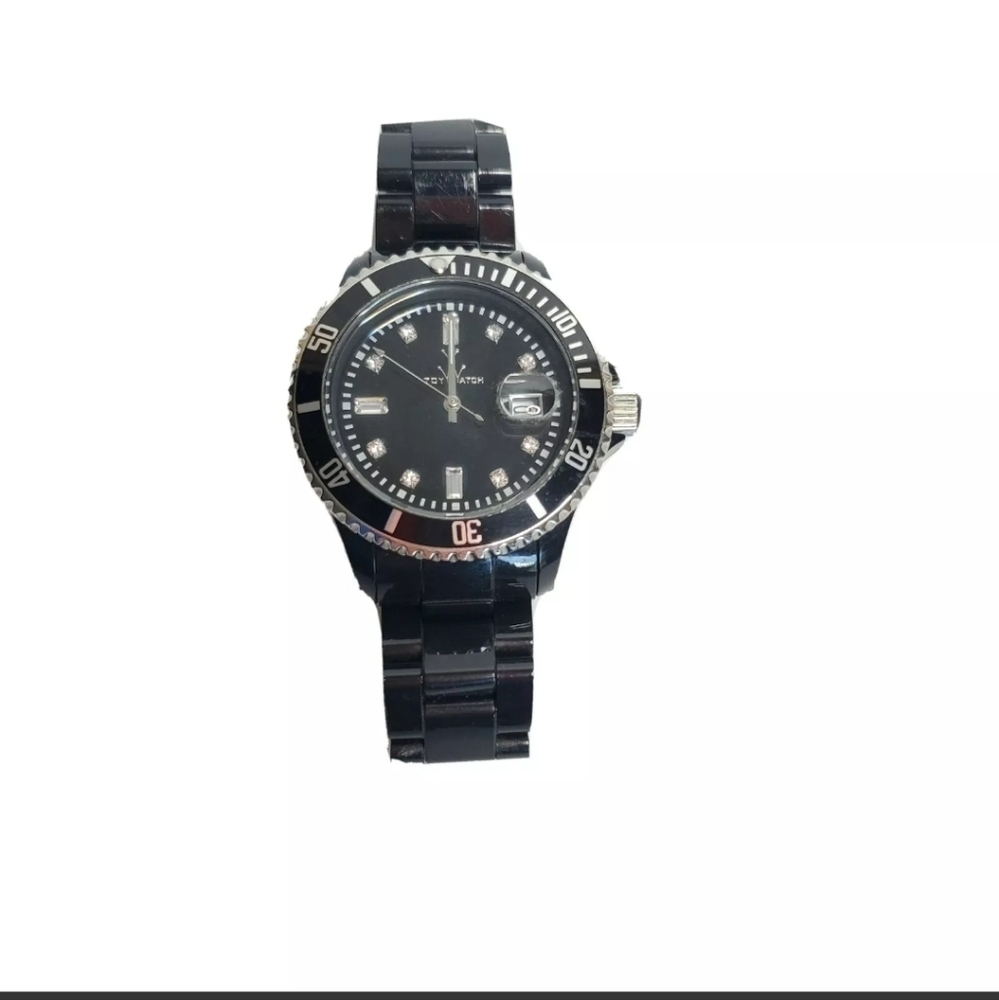 Toywatch womens watch crystal plasteramic steel